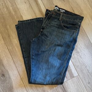 Men’s Wrangler Dark Blue Relaxed Jeans